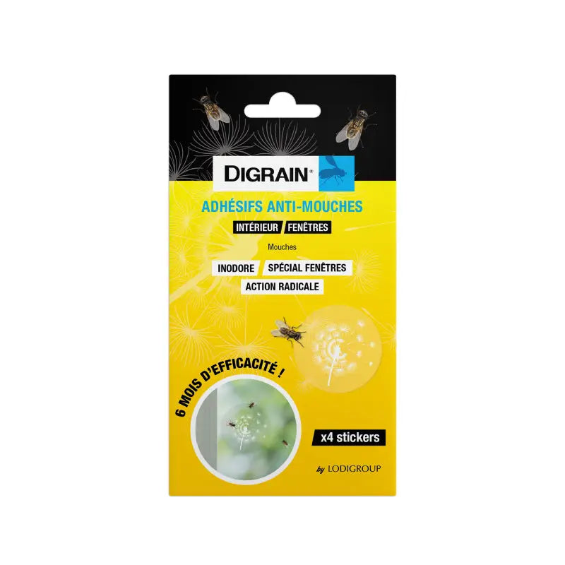 DIGRAIN ADHÉSIFS ANTI-MOUCHES